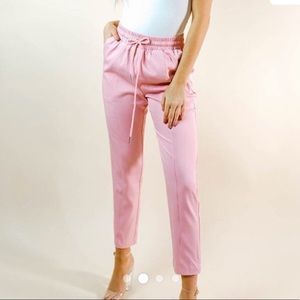 Kittenish eye candy drawstring pants